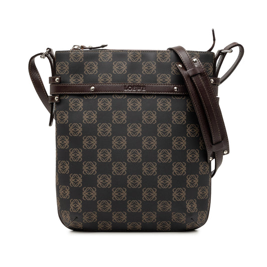 LOEWE Anagram Coated Canvas Crossbody