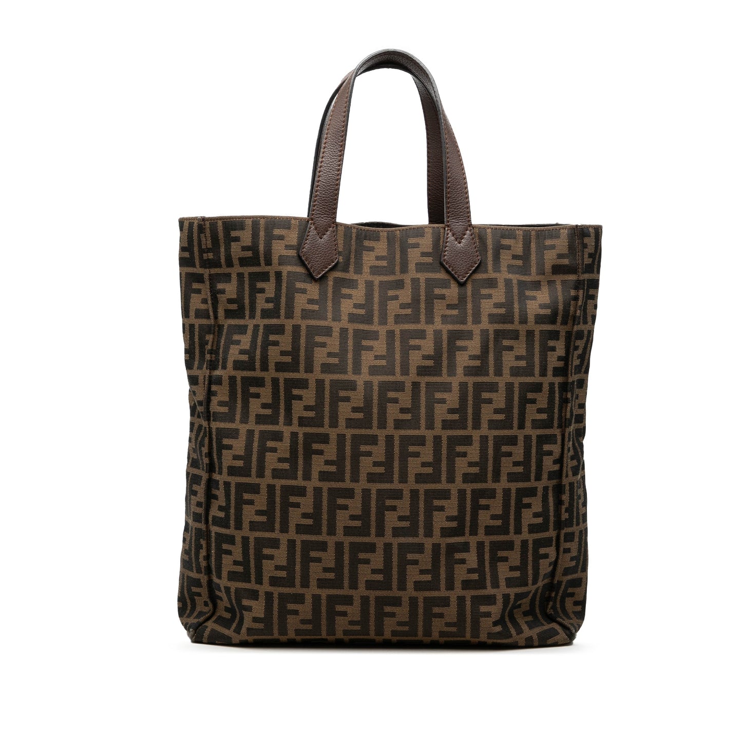 Fendi Zucca Canvas Vertical Shopping Tote