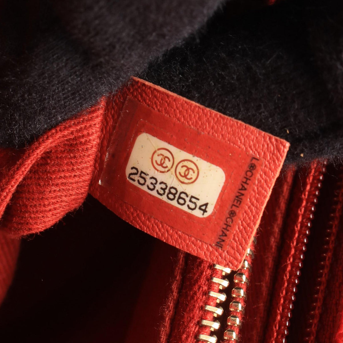 Chanel Small Quilted Caviar Coco Top Handle Bag — Red