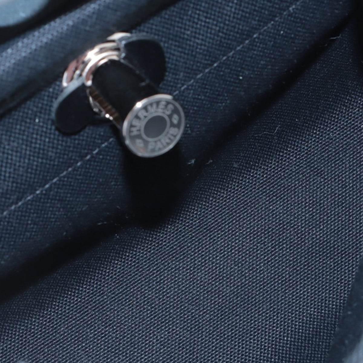 Hermès Military Toile and Vache Hunter Herbag Zip 20