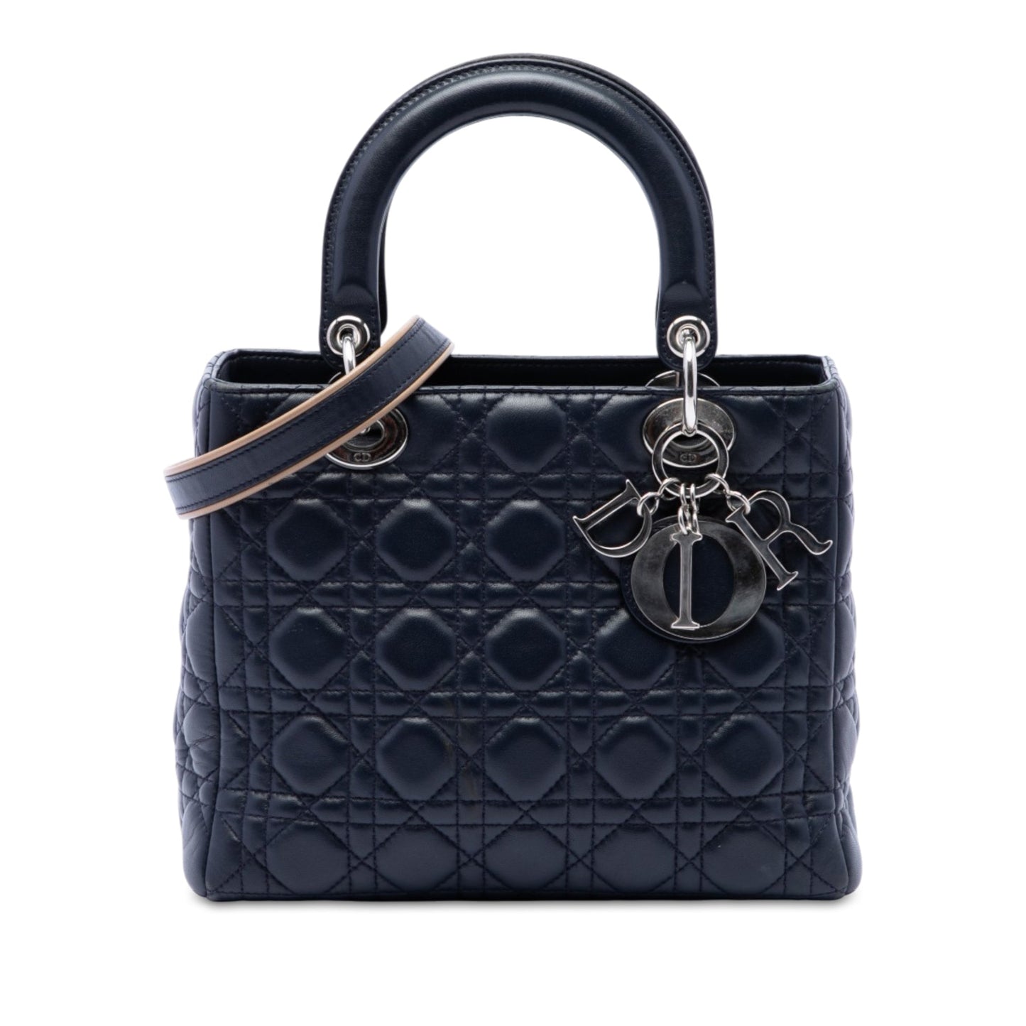 Dior Medium Lambskin Cannage Lady Dior