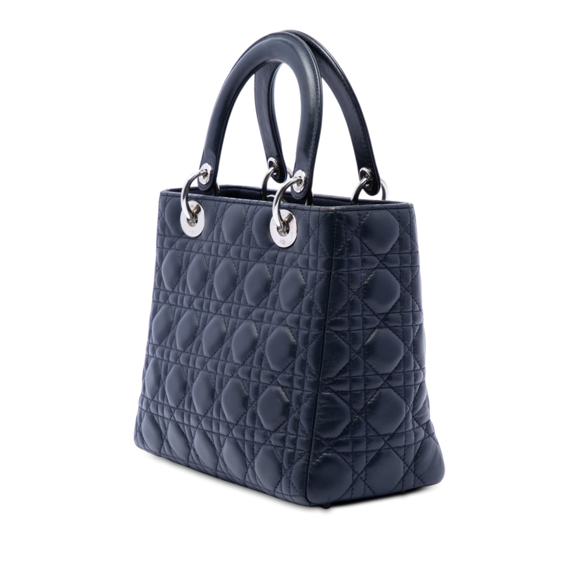 Dior Medium Lambskin Cannage Lady Dior