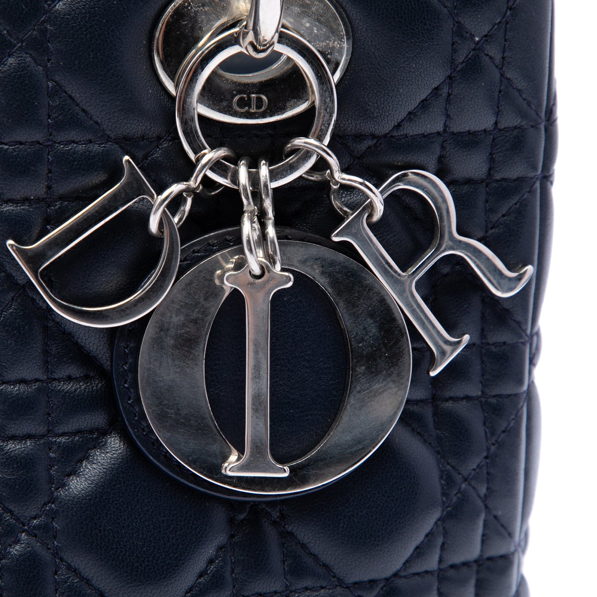 Dior Medium Lambskin Cannage Lady Dior