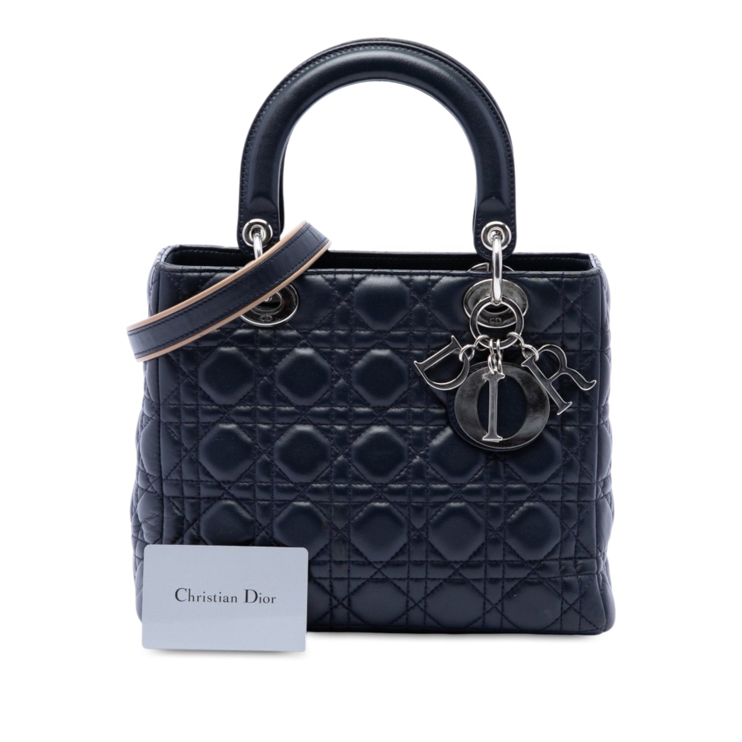 Dior Medium Lambskin Cannage Lady Dior
