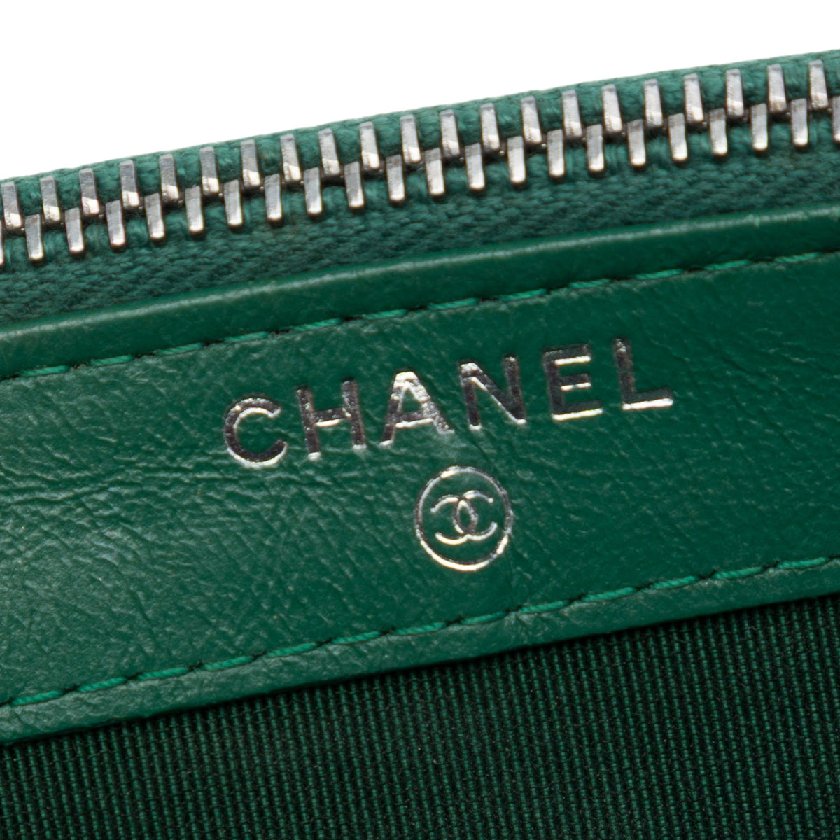 Chanel Aged Calfskin Gabrielle Double Zip Clutch with Chain