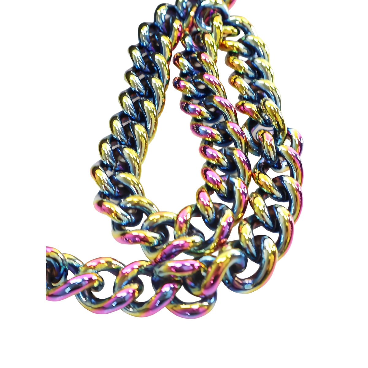 Chanel Old Medium Quilted Iridescent Goatskin Rainbow Hardware Boy Flap — Purple