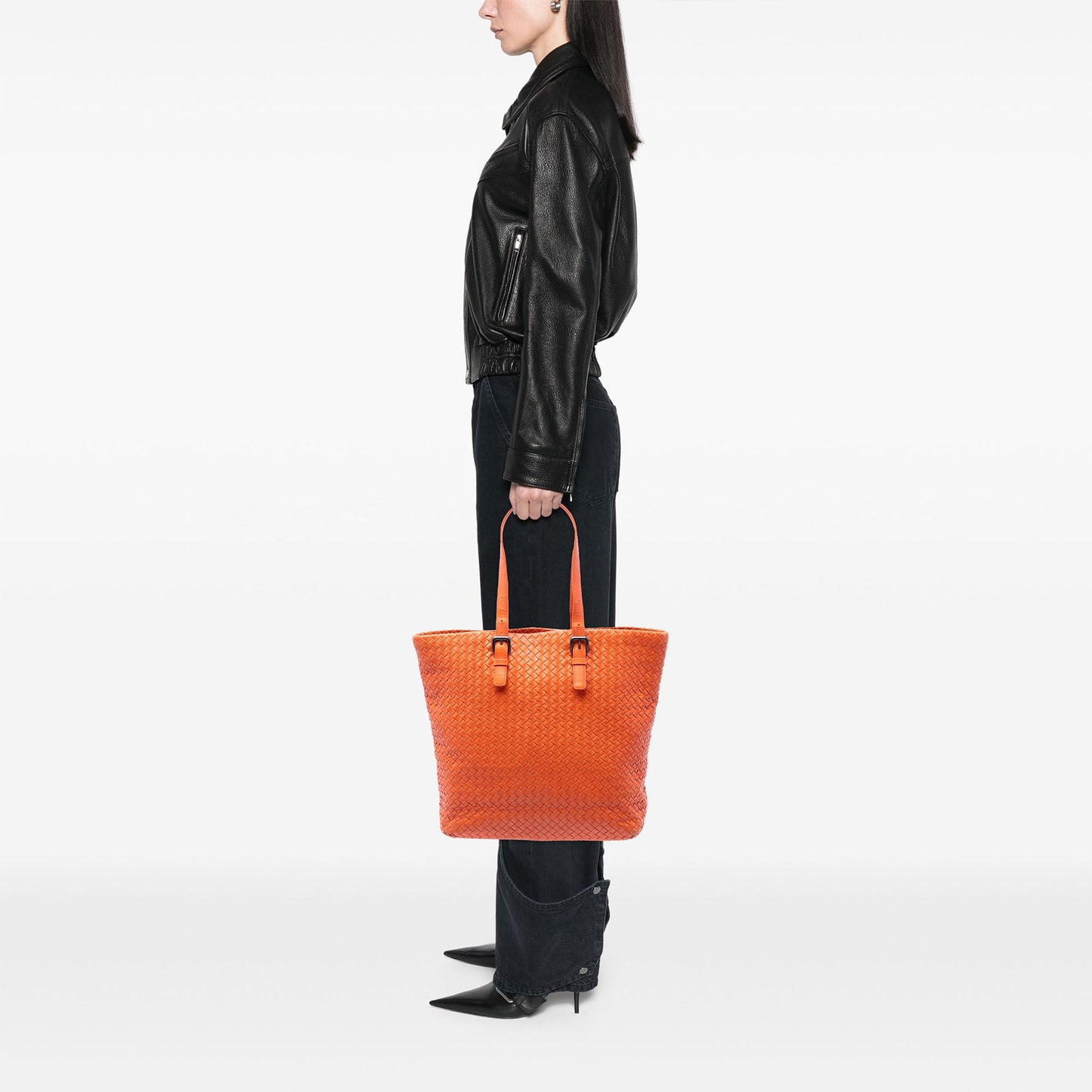 Bottega Veneta Nappa Intrecciato Belt Strap Tote