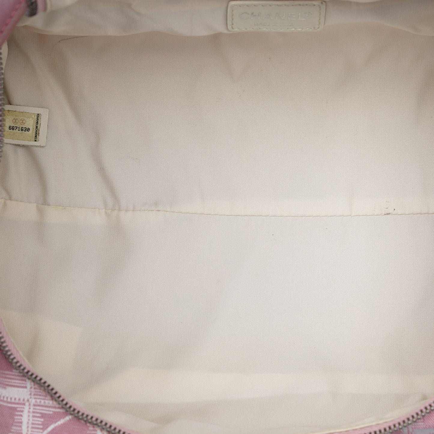 Chanel Large New Travel Line Nylon Vanity Bag
