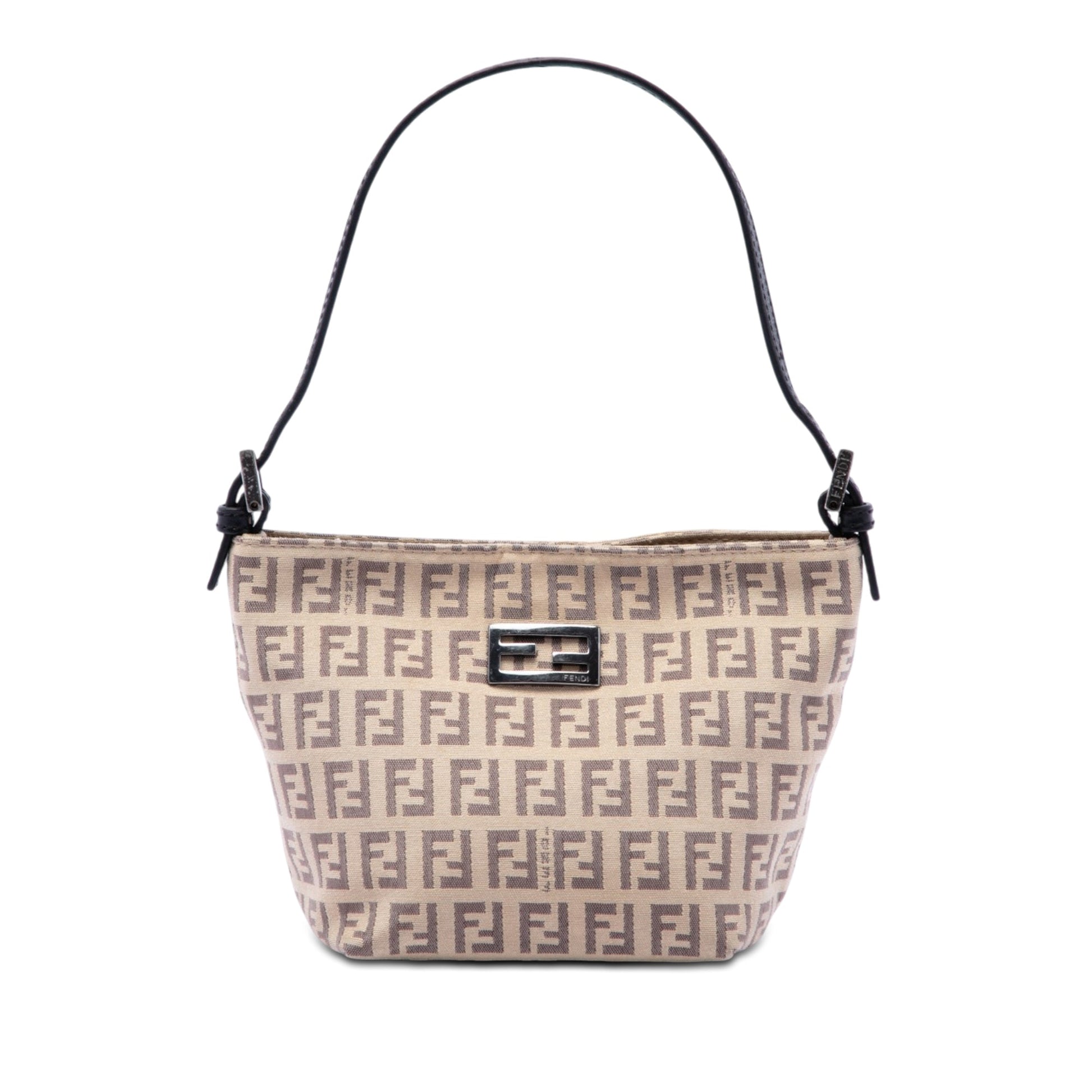 Fendi Zucchino Canvas Handbag