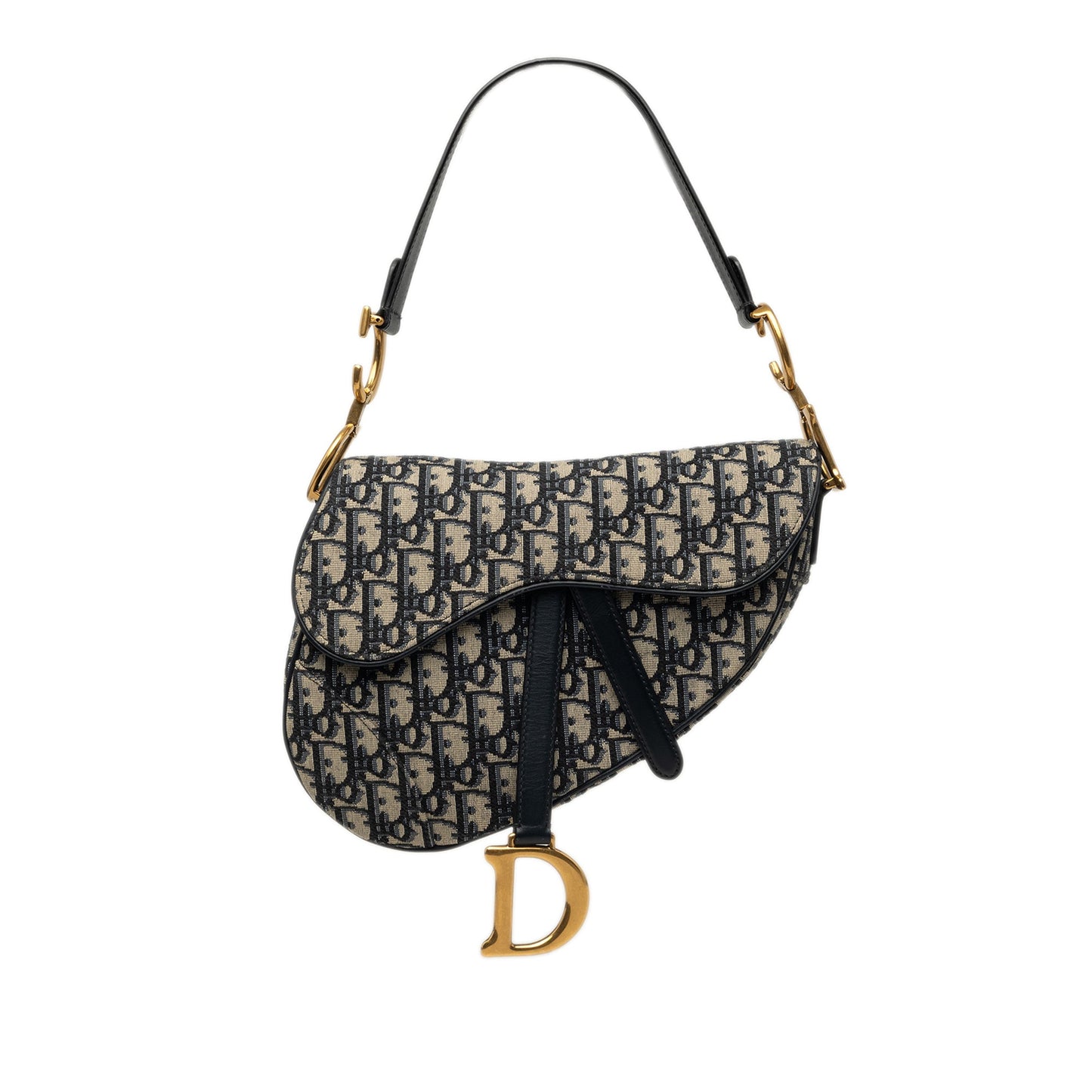Dior Oblique Canvas Saddle Bag
