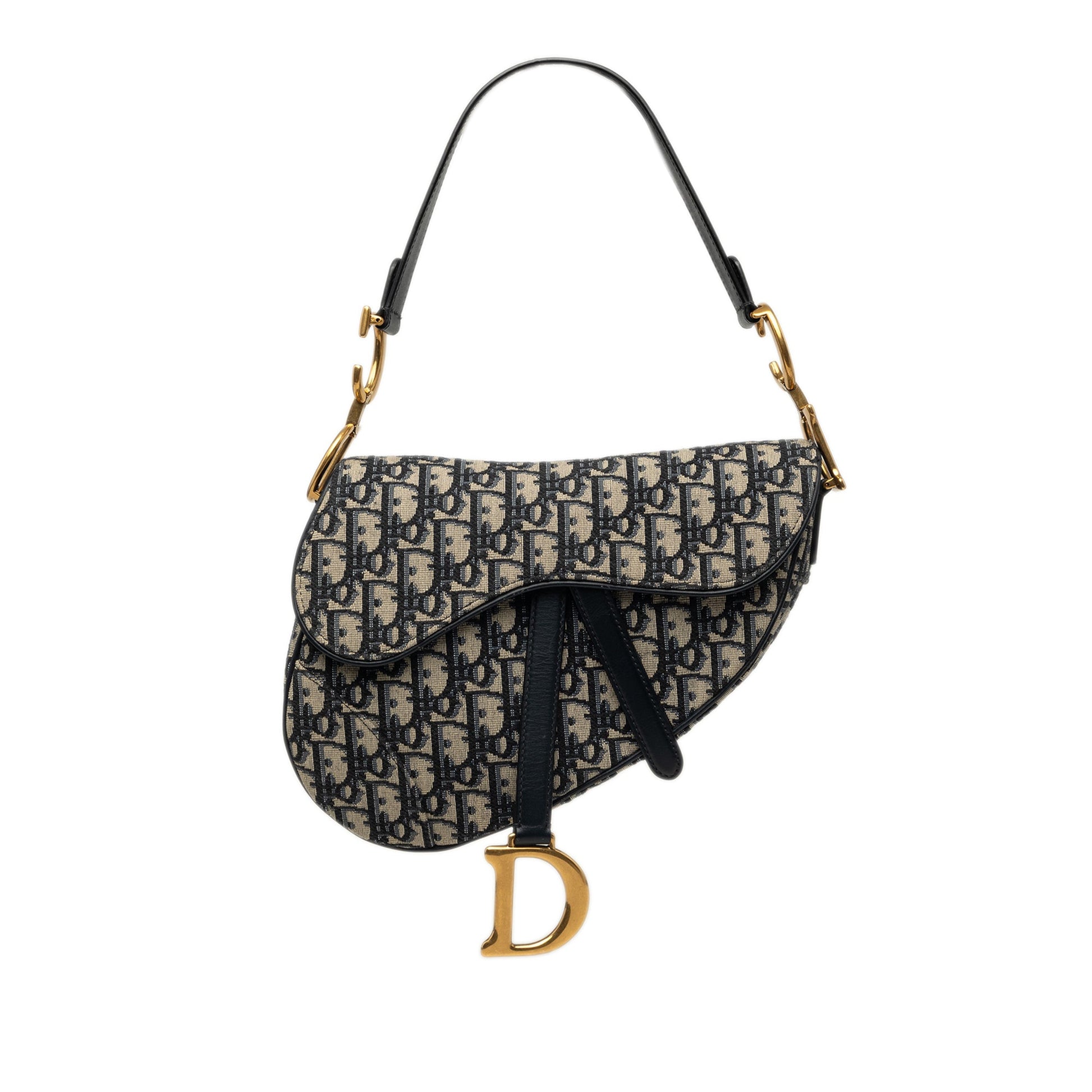 Dior Oblique Canvas Saddle Bag