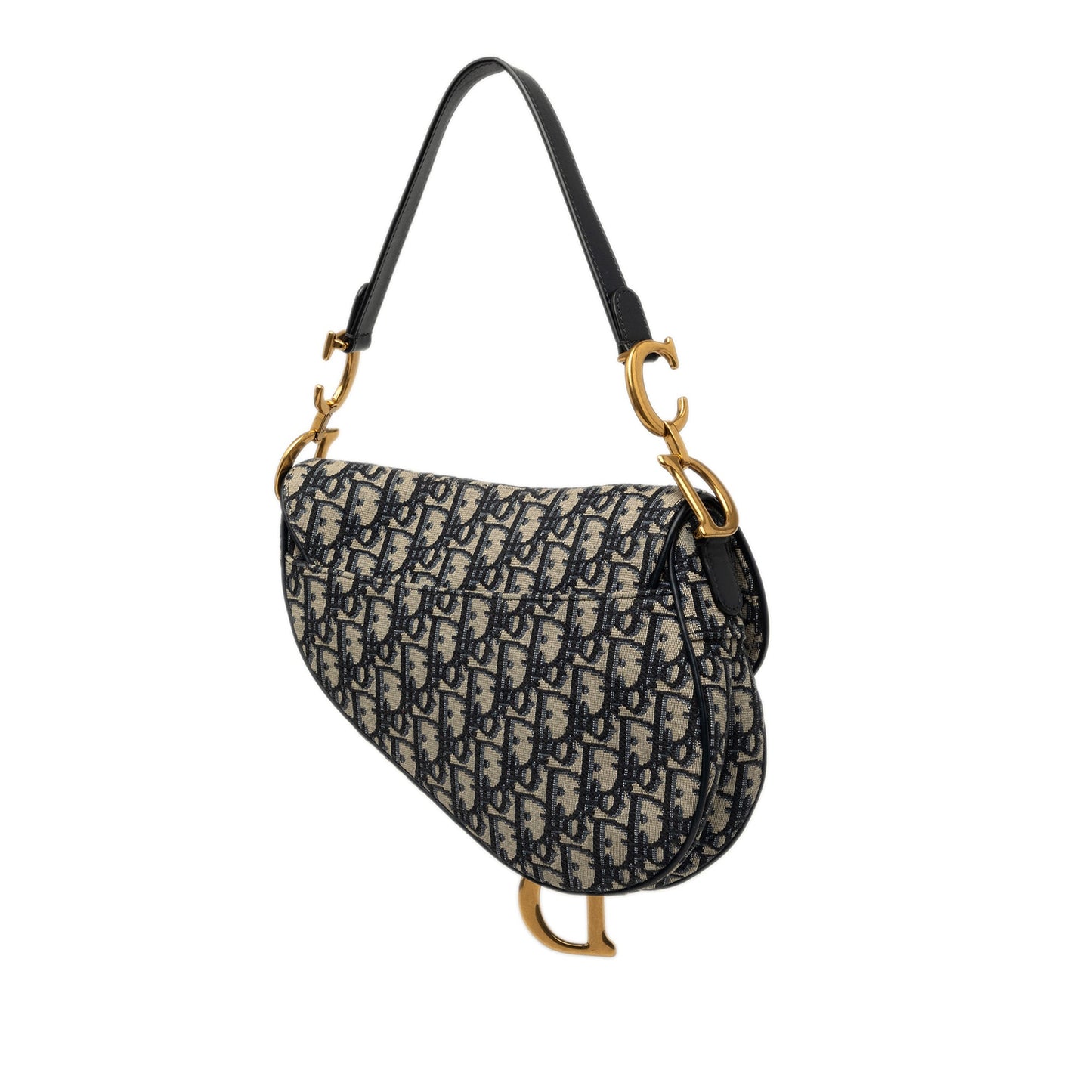 Dior Oblique Canvas Saddle Bag