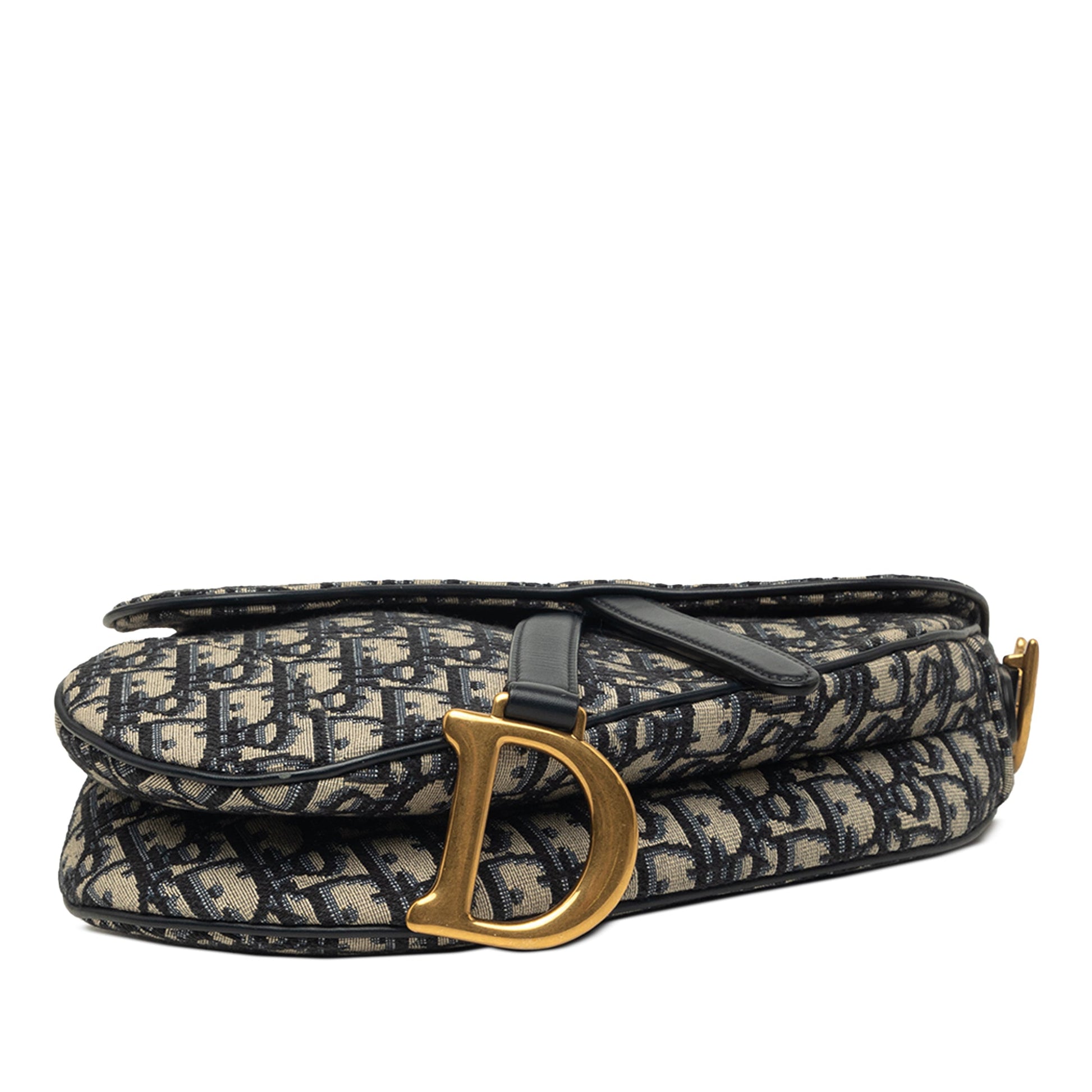 Dior Oblique Canvas Saddle Bag