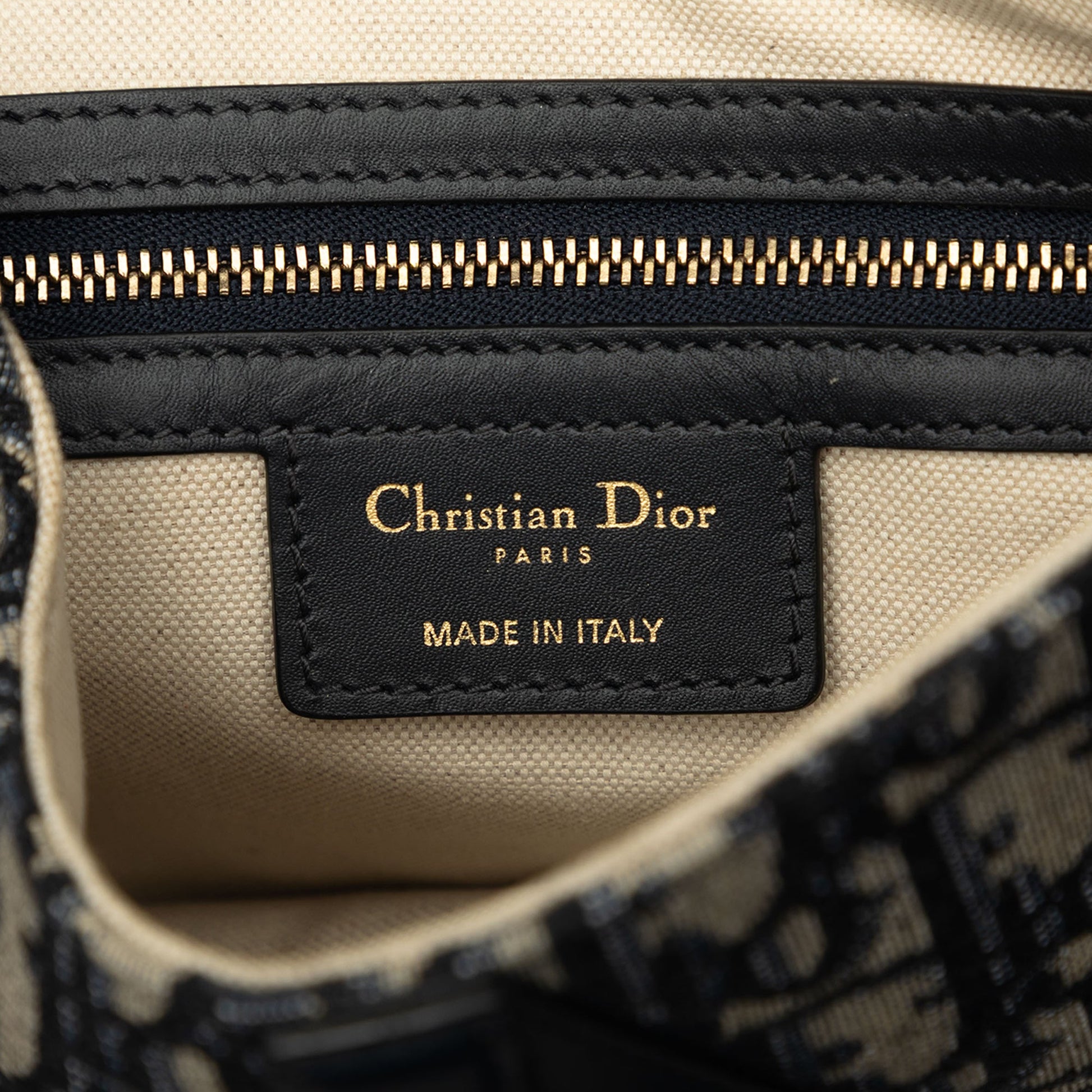 Dior Oblique Canvas Saddle Bag