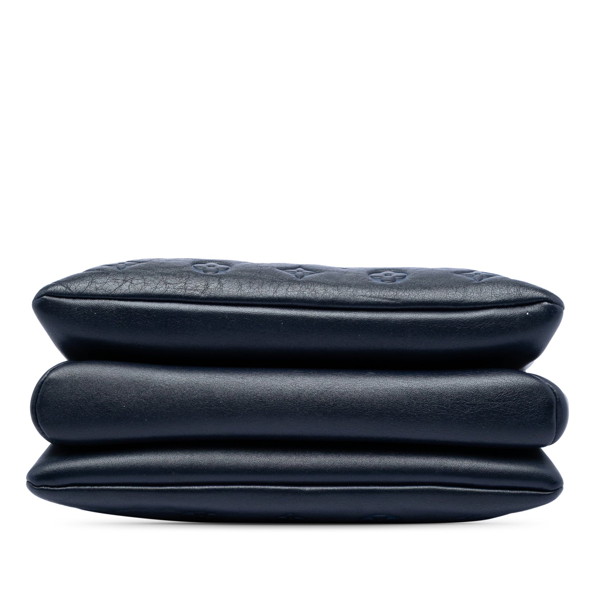 Louis Vuitton Monogram Embossed Puffy Lambskin Coussin PM