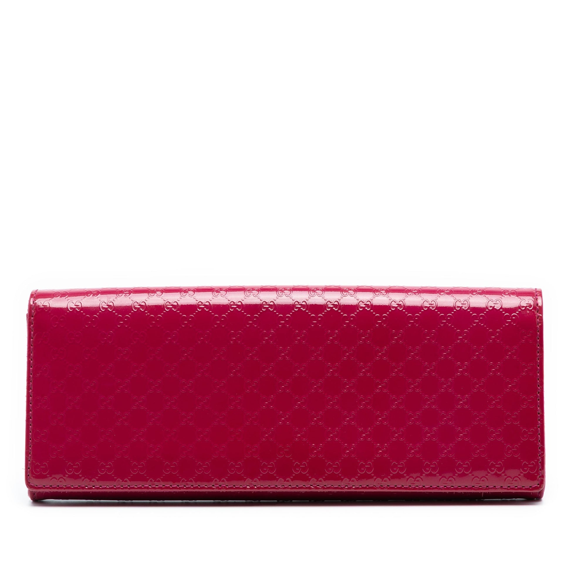 Gucci Microguccissima Patent Broadway Clutch