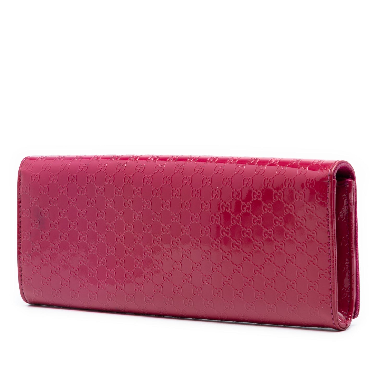 Gucci Microguccissima Patent Broadway Clutch