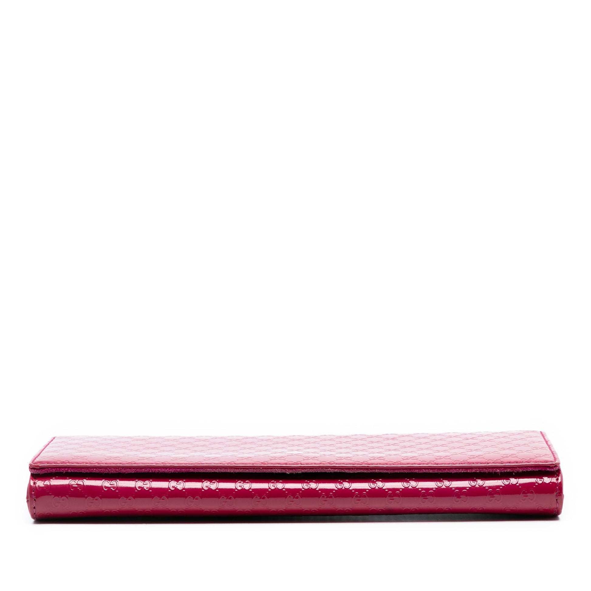 Gucci Microguccissima Patent Broadway Clutch