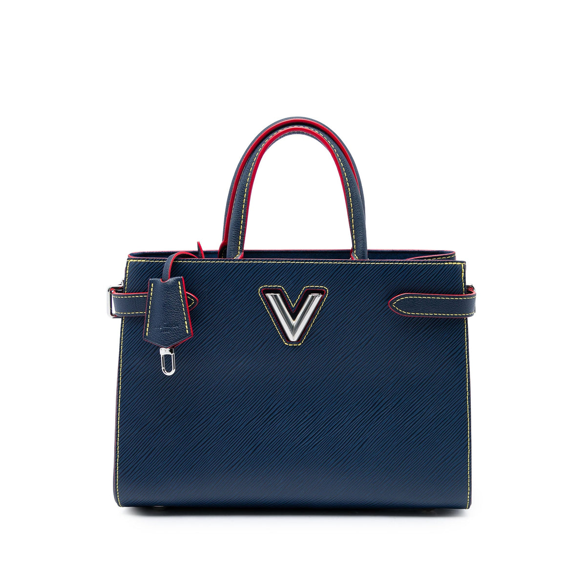 Louis Vuitton Epi Twist Satchel — Blue