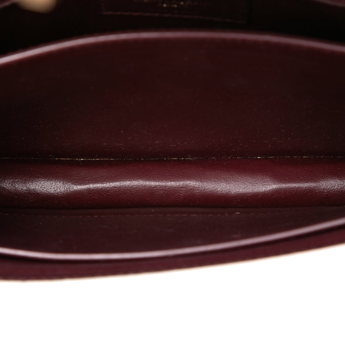 Saint Laurent Croc Embossed Leather Monogram Cassandra Clasp Bag — White
