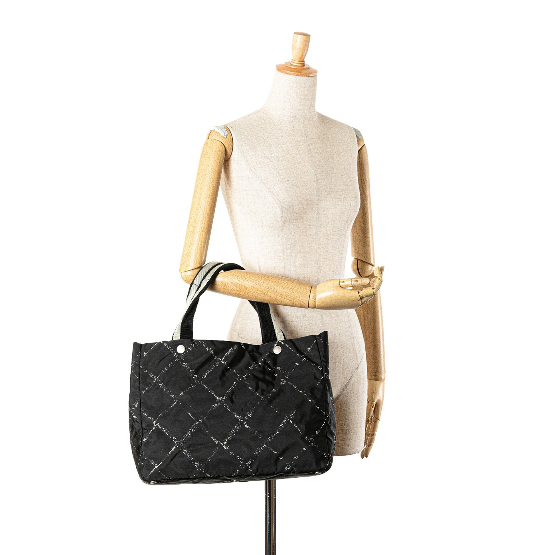Chanel Old Travel Line Nylon Tote