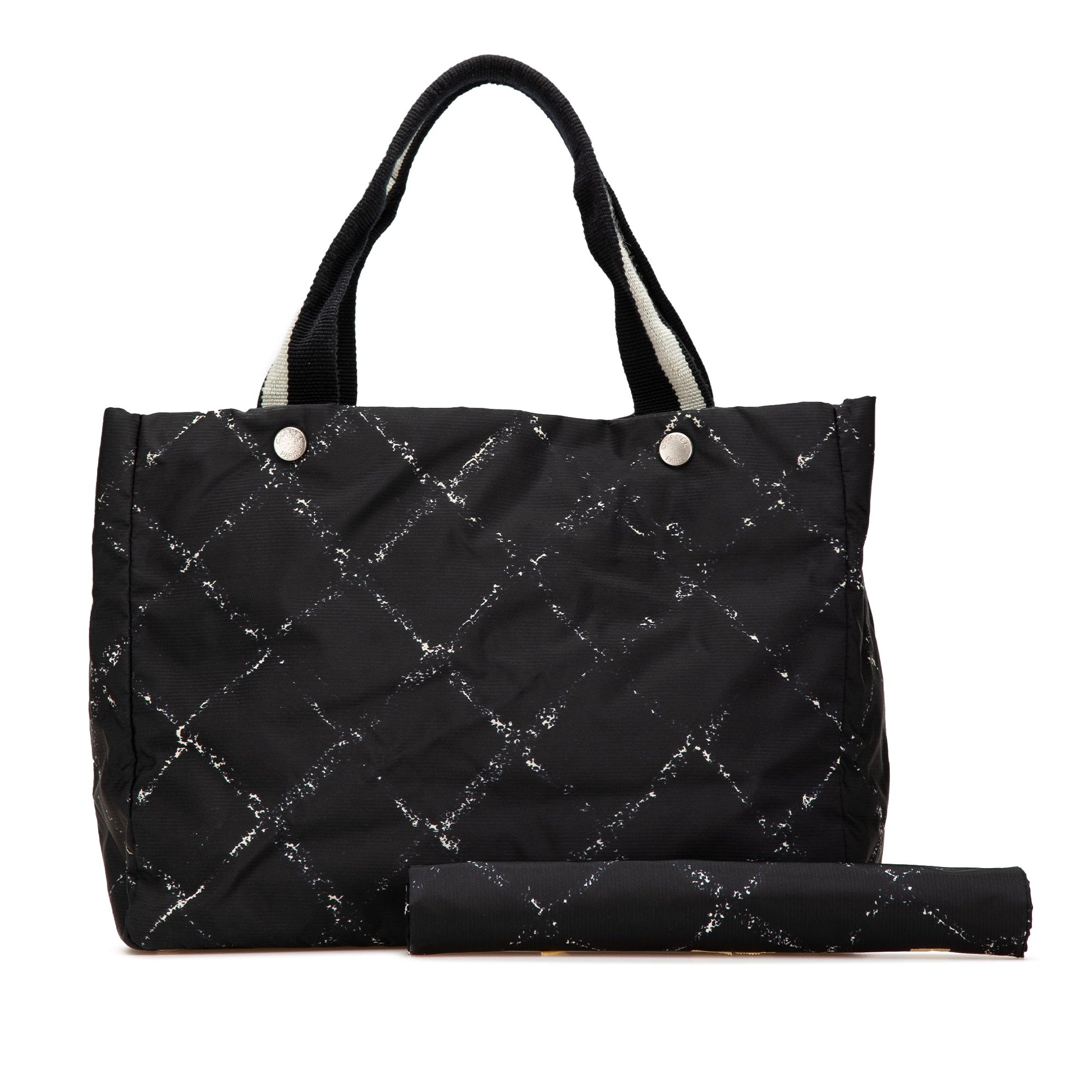 Chanel Old Travel Line Nylon Tote