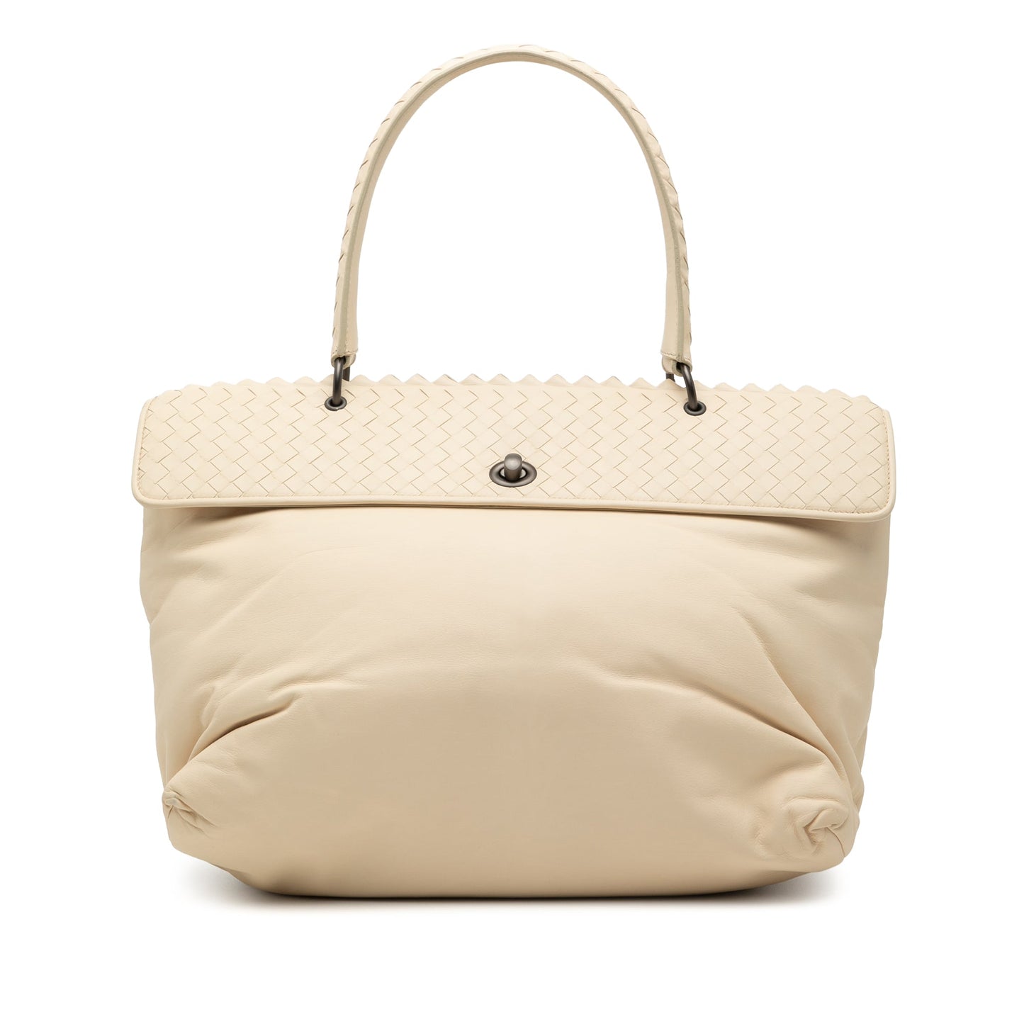 Bottega Veneta Intrecciato Trimmed Nappa Tina Handbag