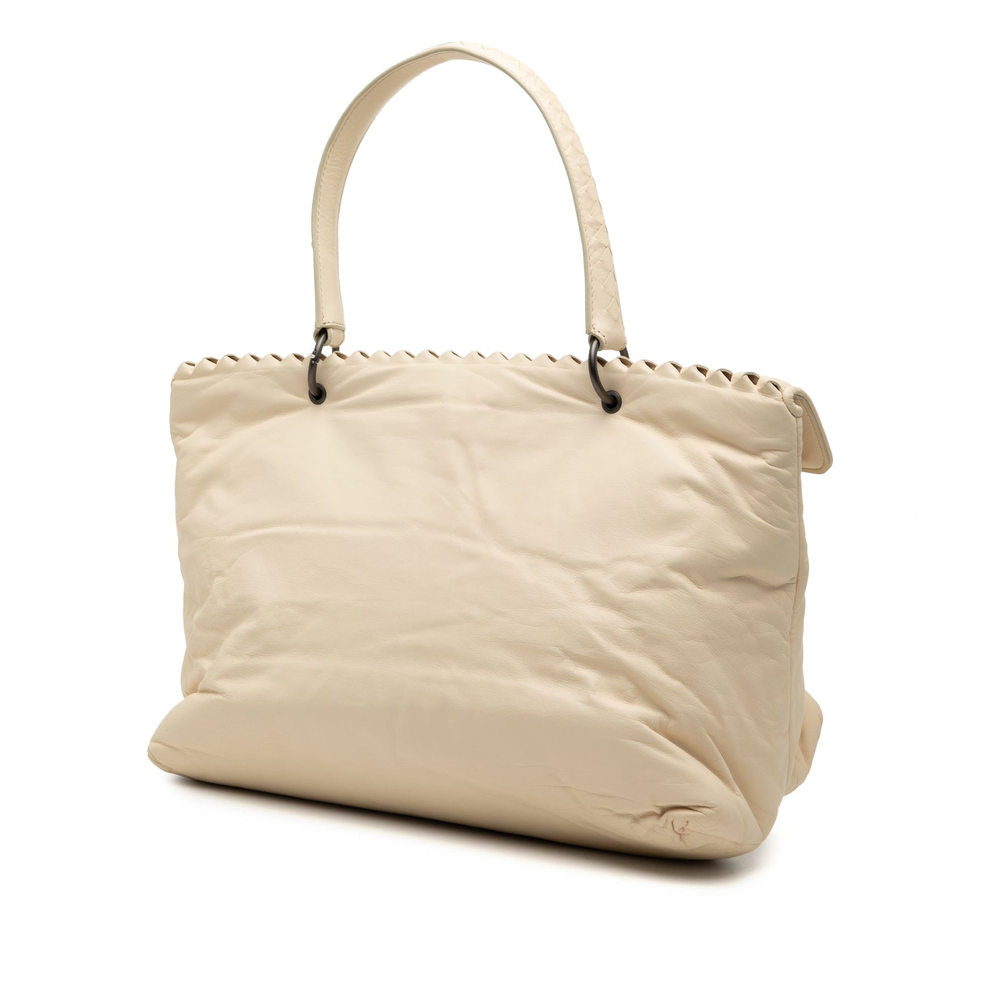Bottega Veneta Intrecciato Trimmed Nappa Tina Handbag