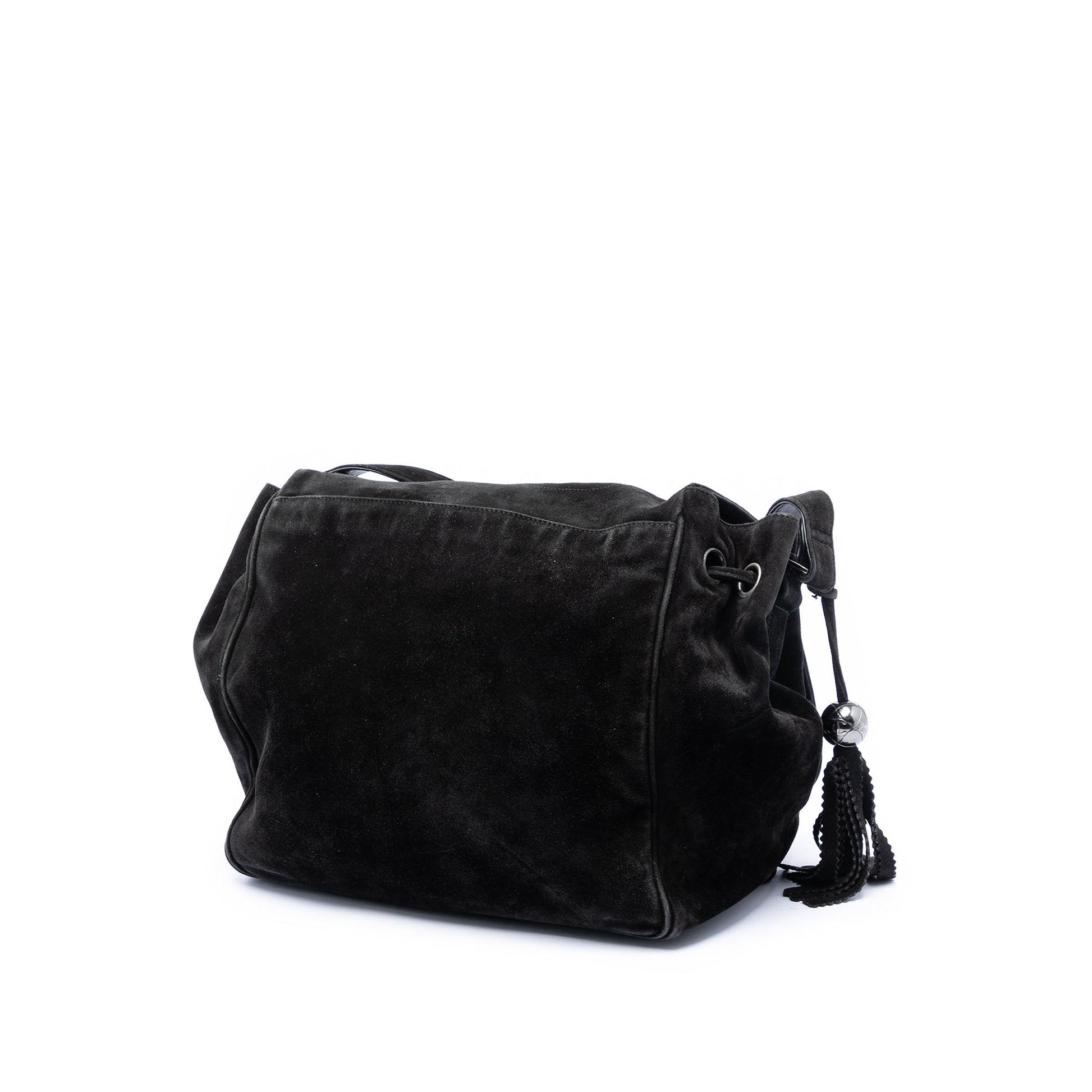 Chanel Suede Triple CC Crossbody