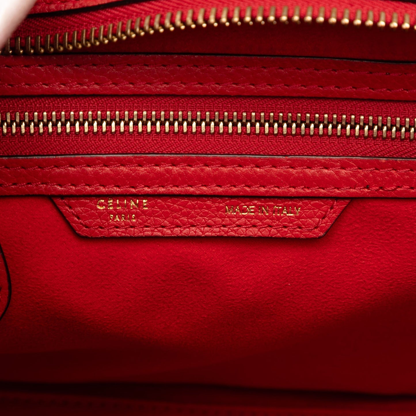 Celine Micro Calfskin Luggage Tote