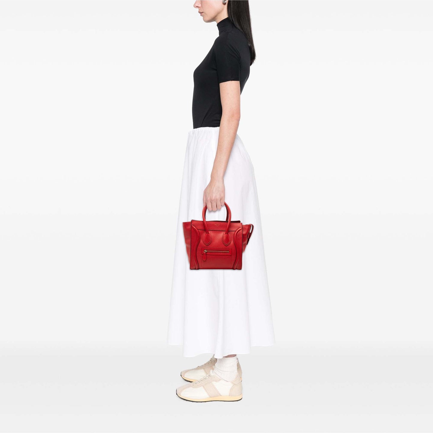 Celine Micro Calfskin Luggage Tote