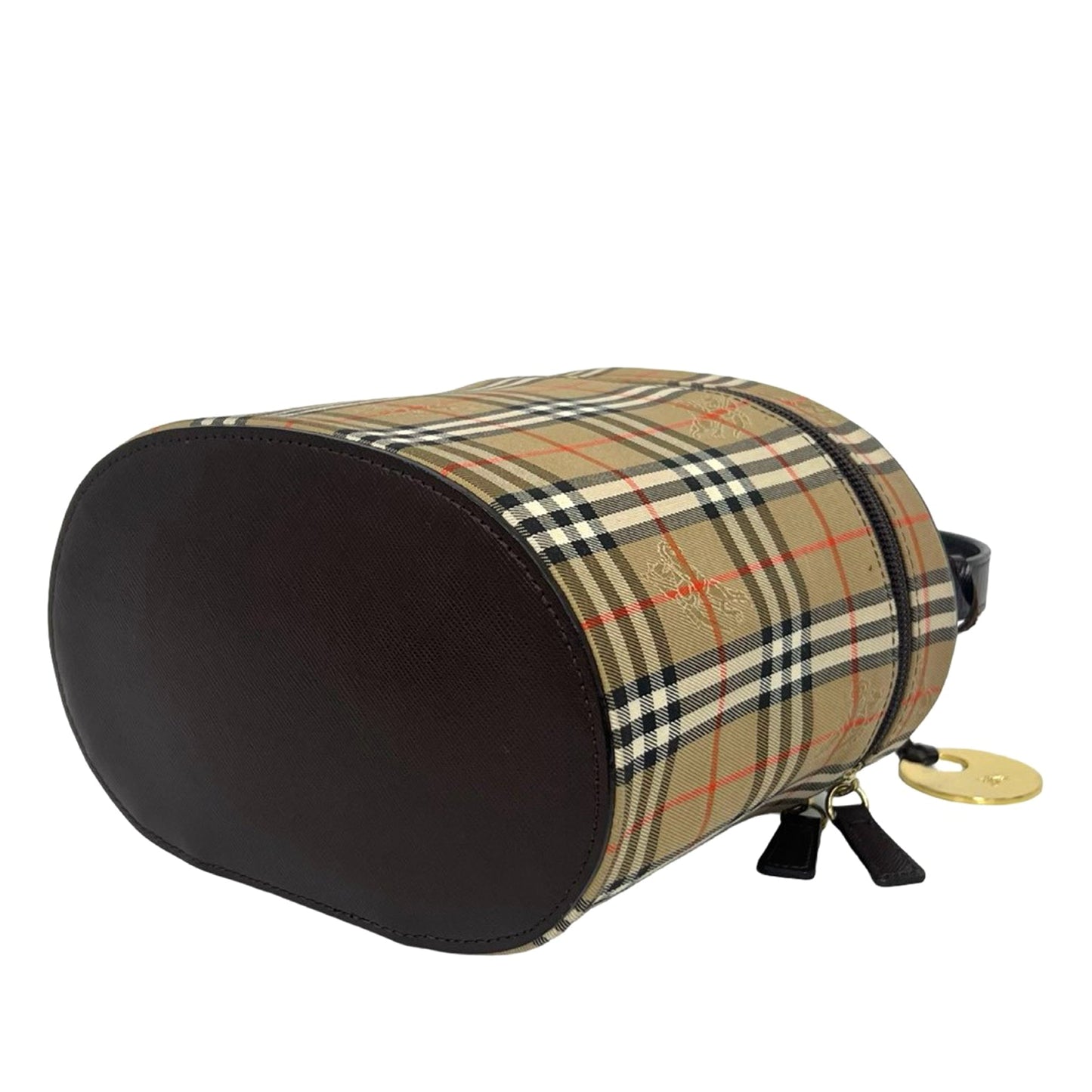 Burberry Haymarket Check Canvas Vanity Bag