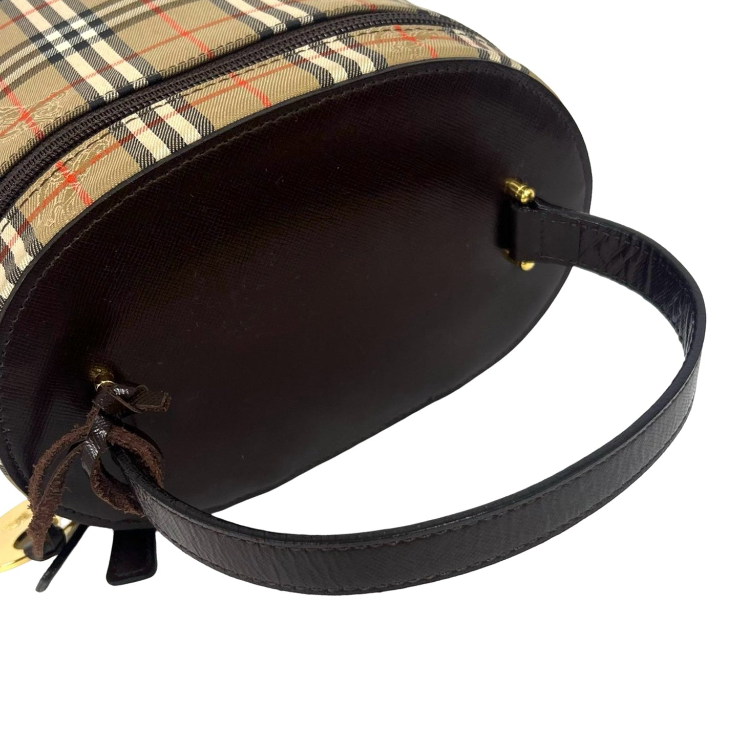 Burberry Haymarket Check Canvas Vanity Bag