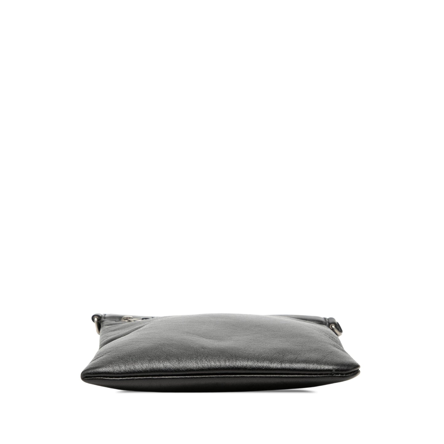 Saint Laurent Antiqued Lambskin Sid Flat Crossbody