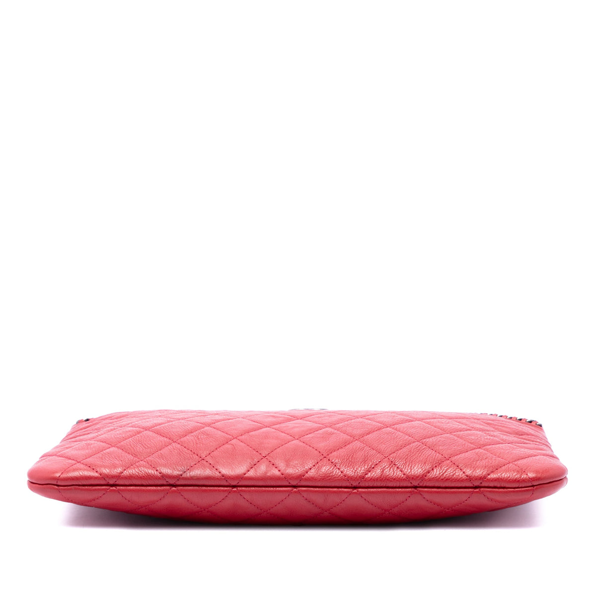 Chanel Medium Quilted Lambskin Chain Boy O Case Clutch