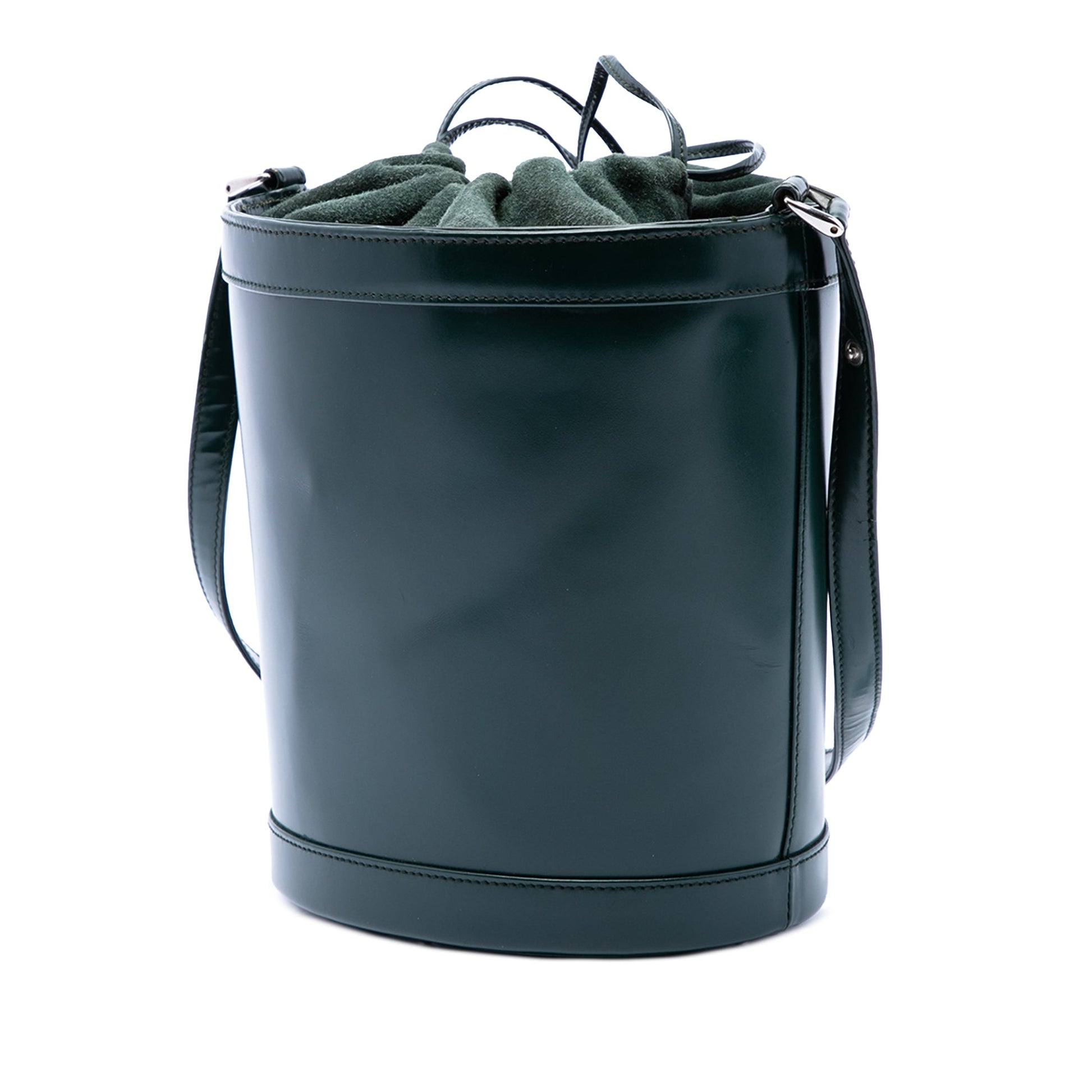 Gucci Calfskin Interlocking G Bucket Bag