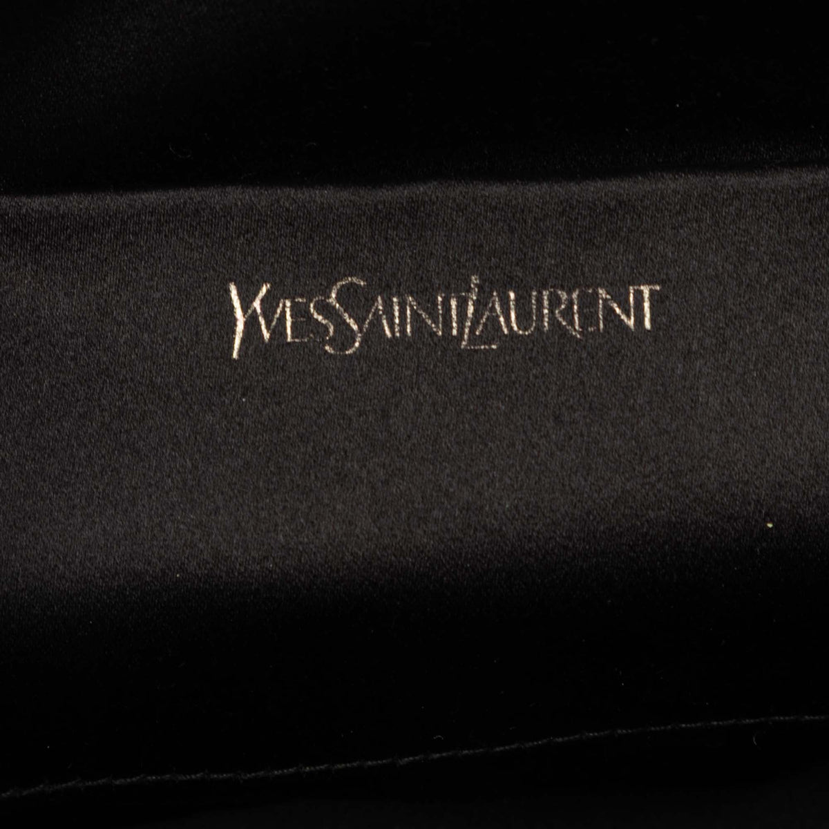 Saint Laurent Mini Crinkled Patent Muse Handbag — Black