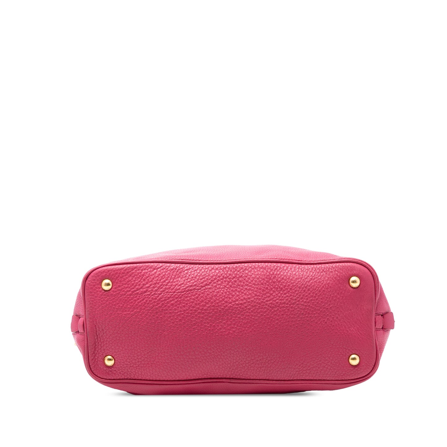 Prada Vitello Daino Side Zip Open Convertible Tote