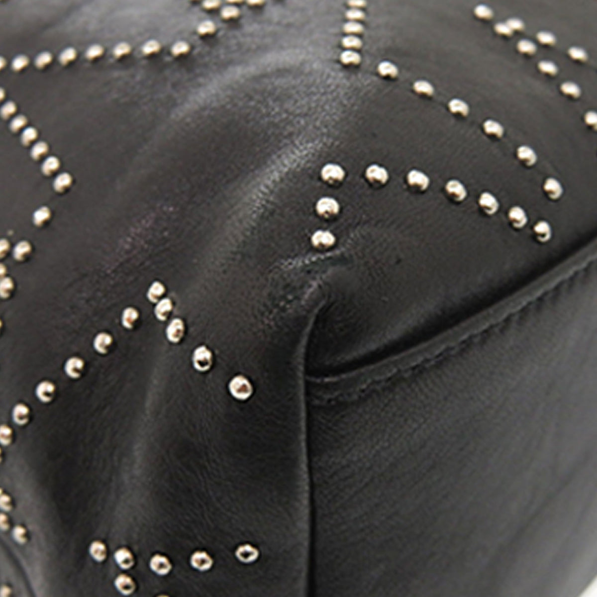 Jimmy Choo Leather Star Studded Sofia Tote
