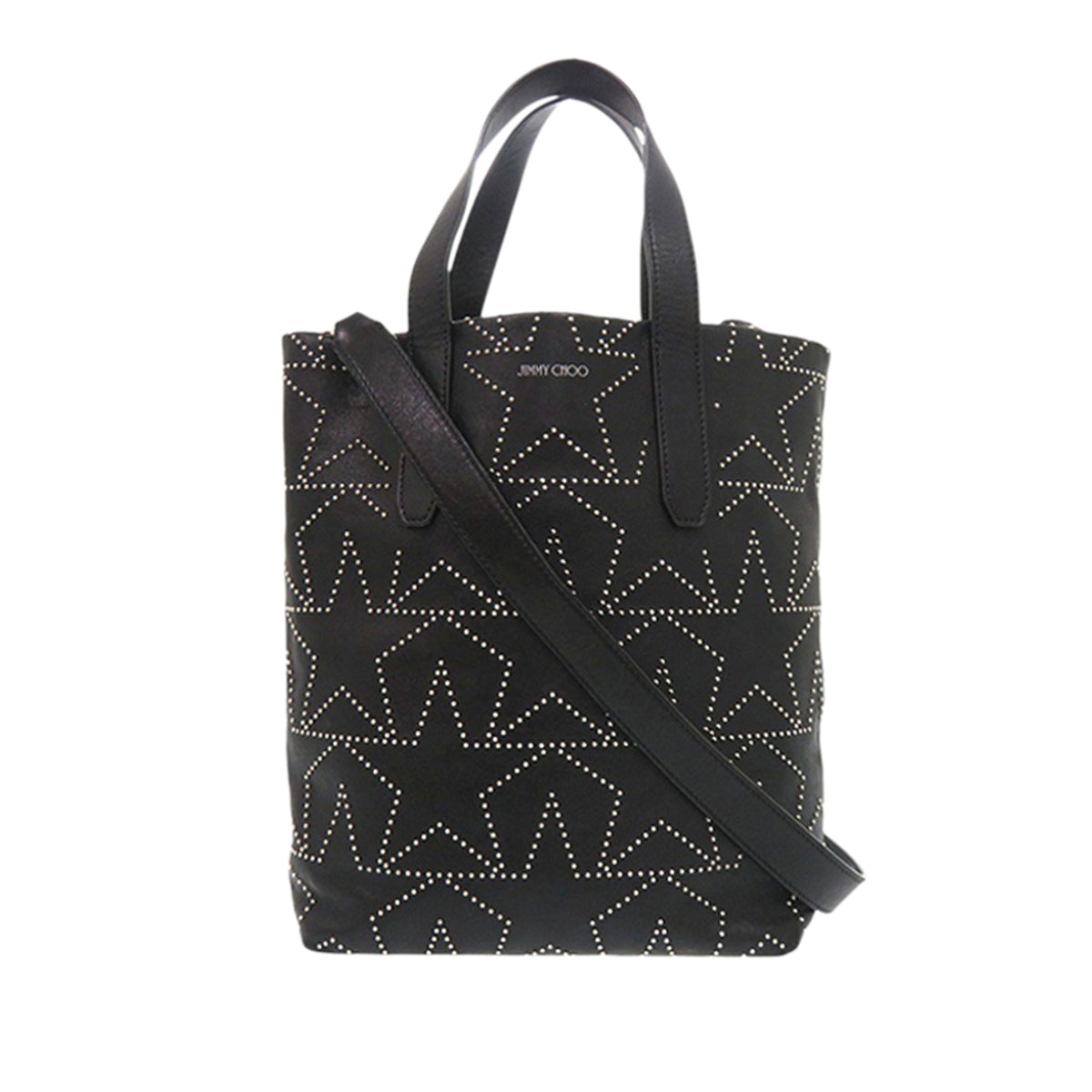 Jimmy Choo Leather Star Studded Sofia Tote