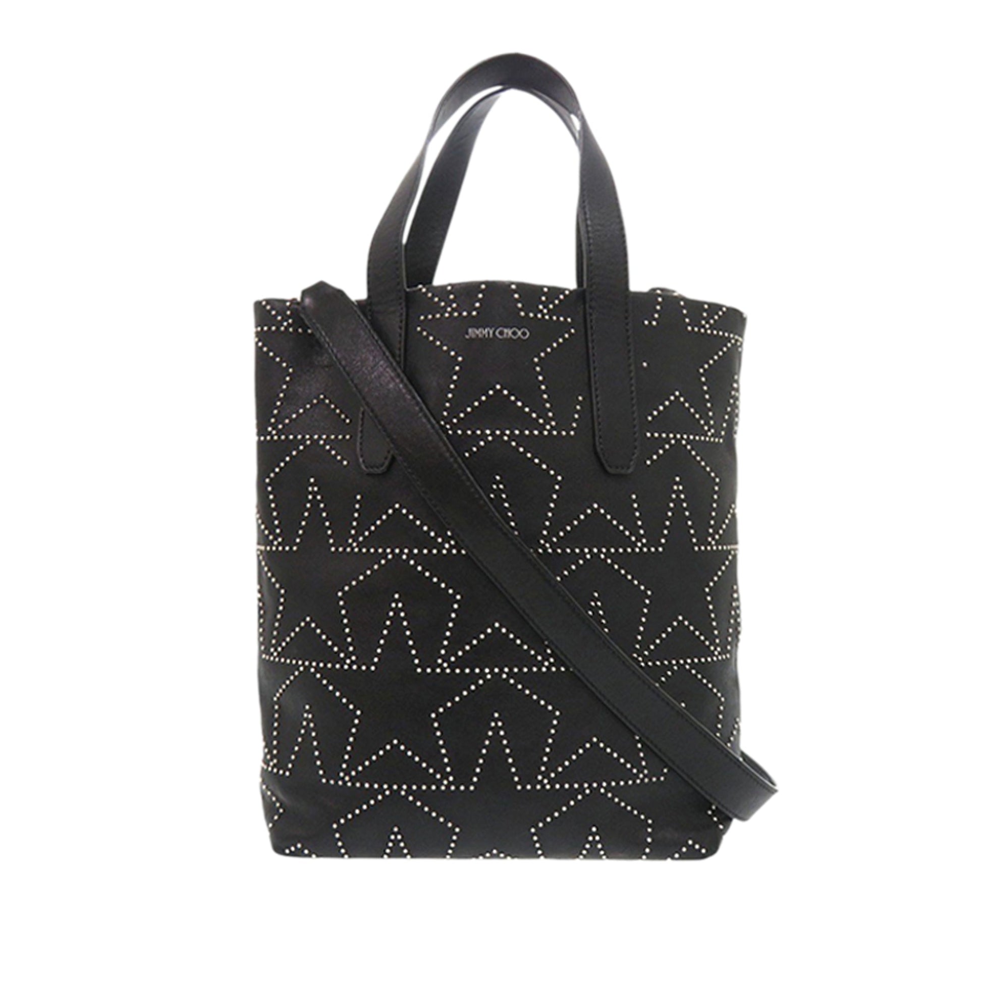 Jimmy Choo Leather Star Studded Sofia Tote
