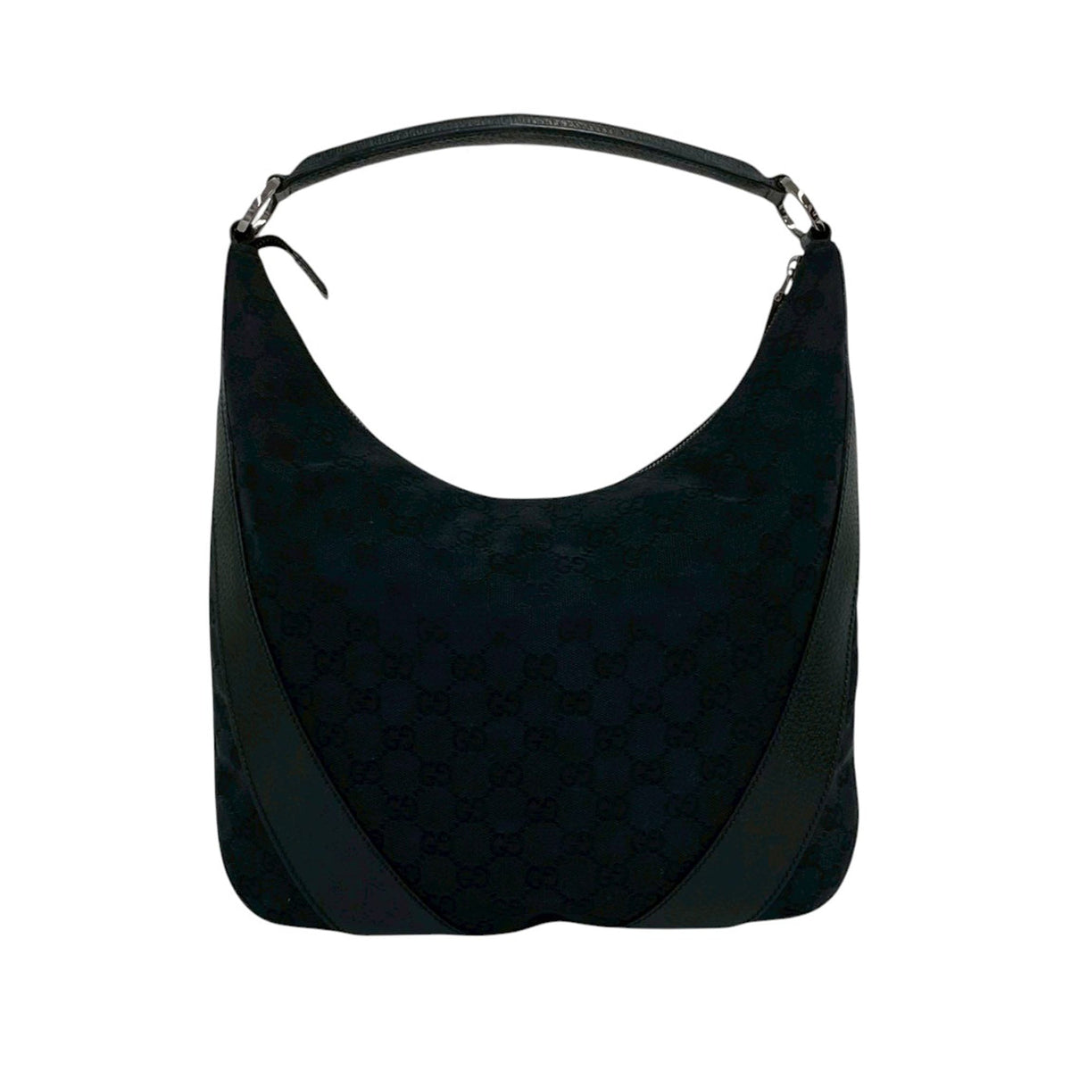 Gucci GG Canvas Hobo — Black