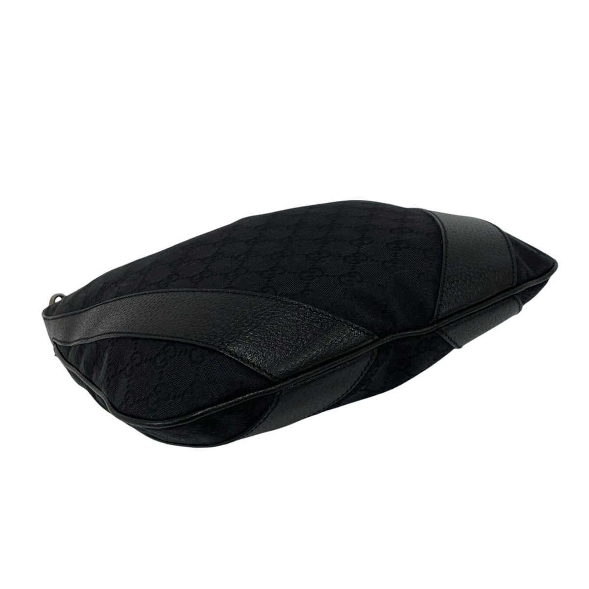 Gucci GG Canvas Hobo — Black