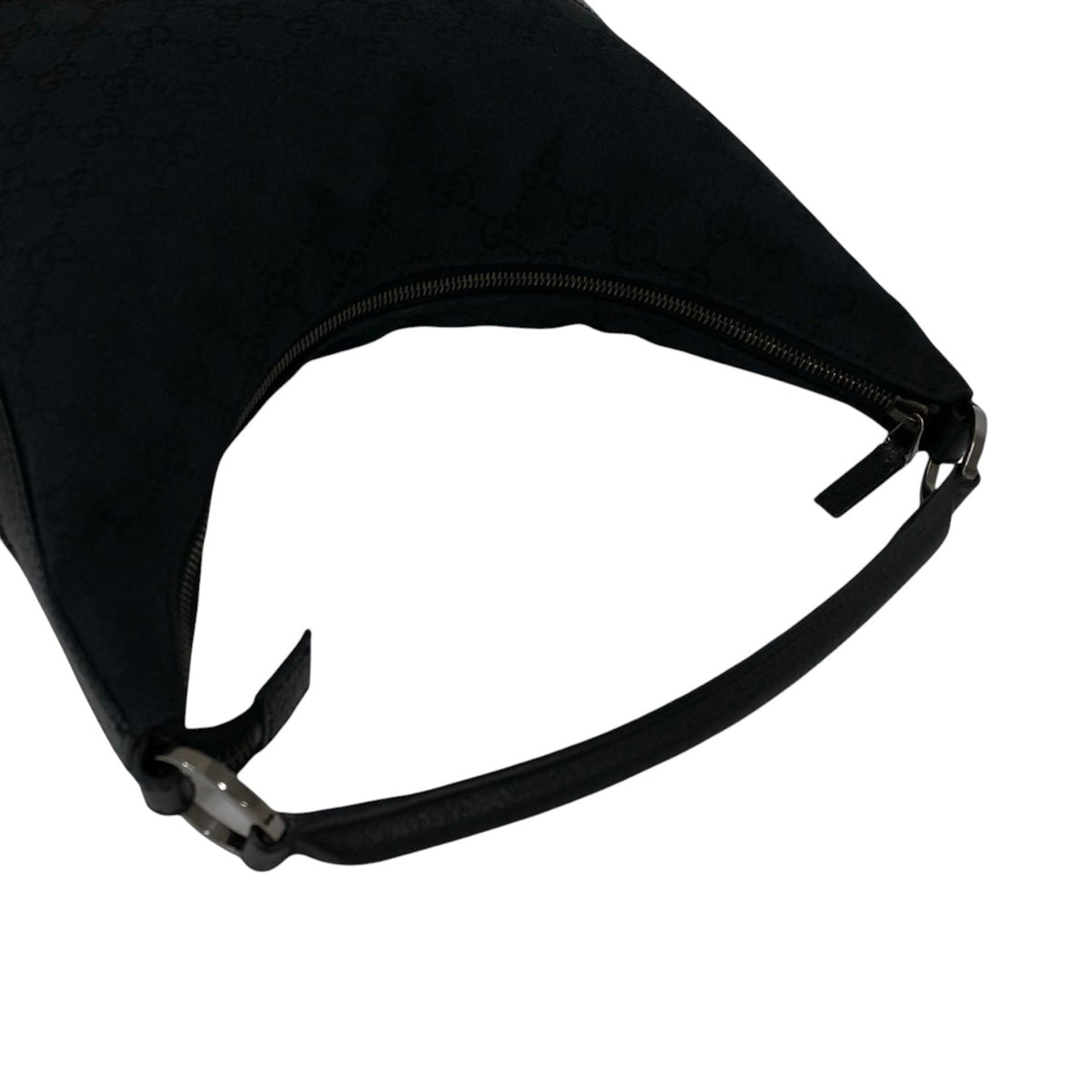 Gucci GG Canvas Hobo — Black