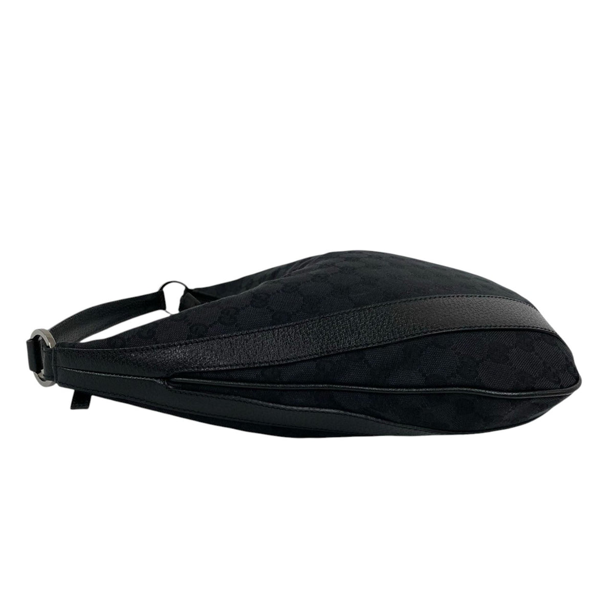 Gucci GG Canvas Hobo — Black