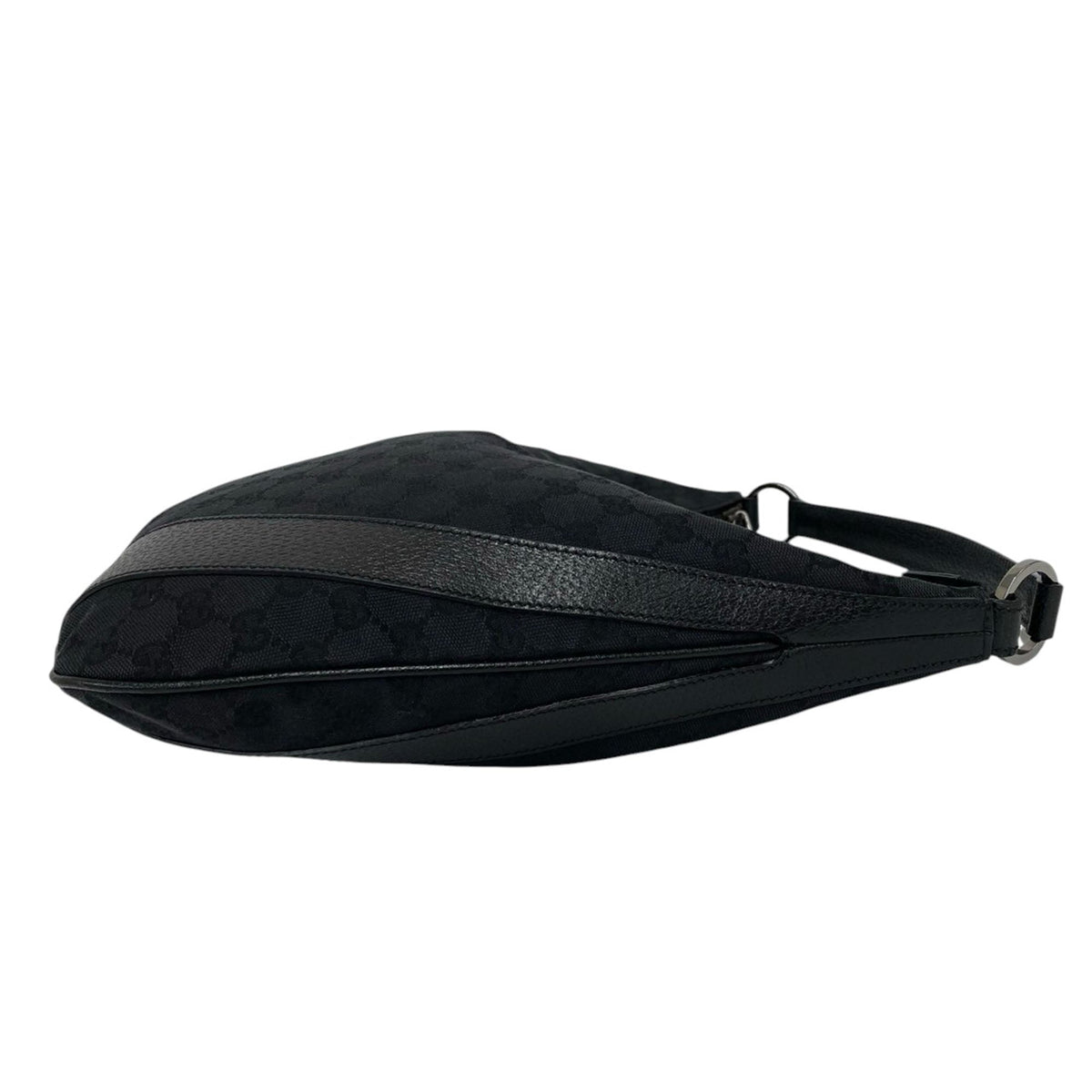 Gucci GG Canvas Hobo — Black