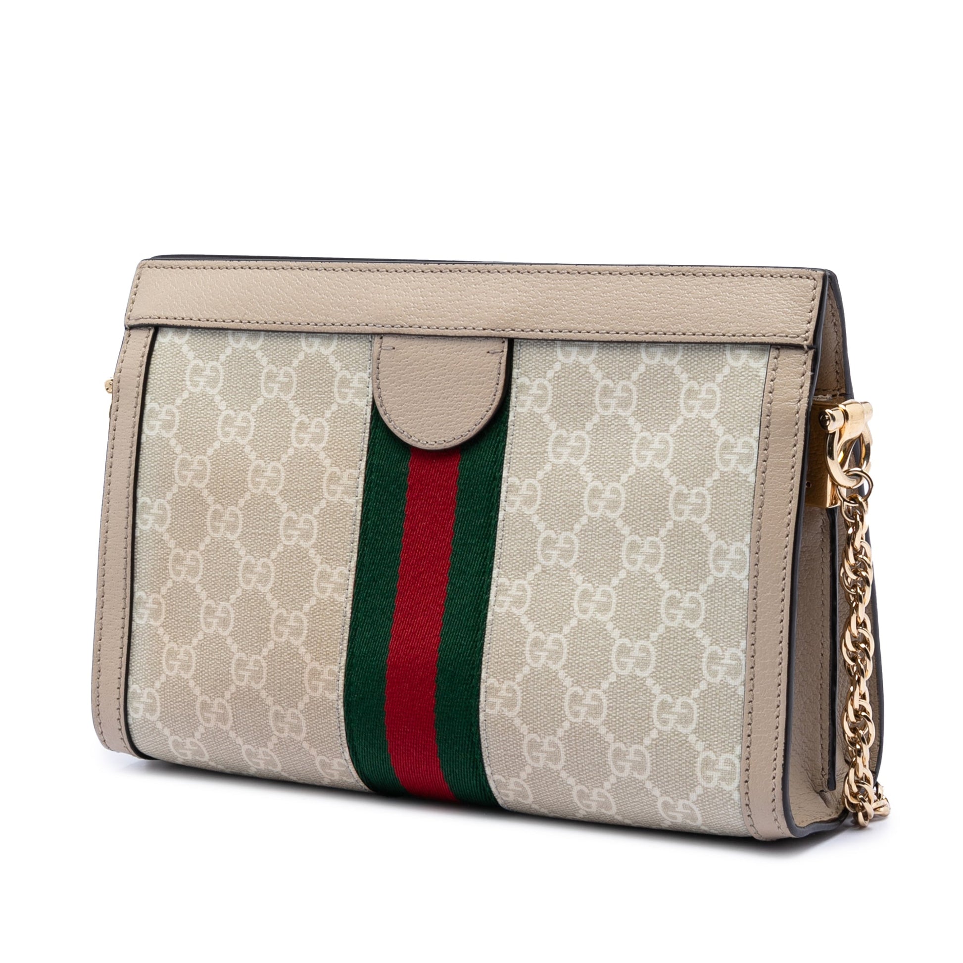 Gucci Small GG Supreme Web Ophidia Chain Crossbody
