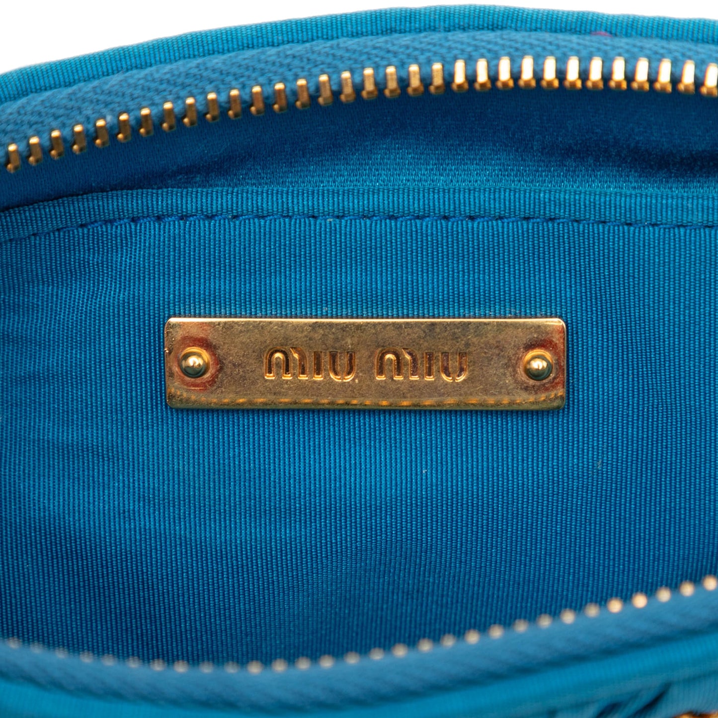 Miu Miu Matelasse Nylon Clutch