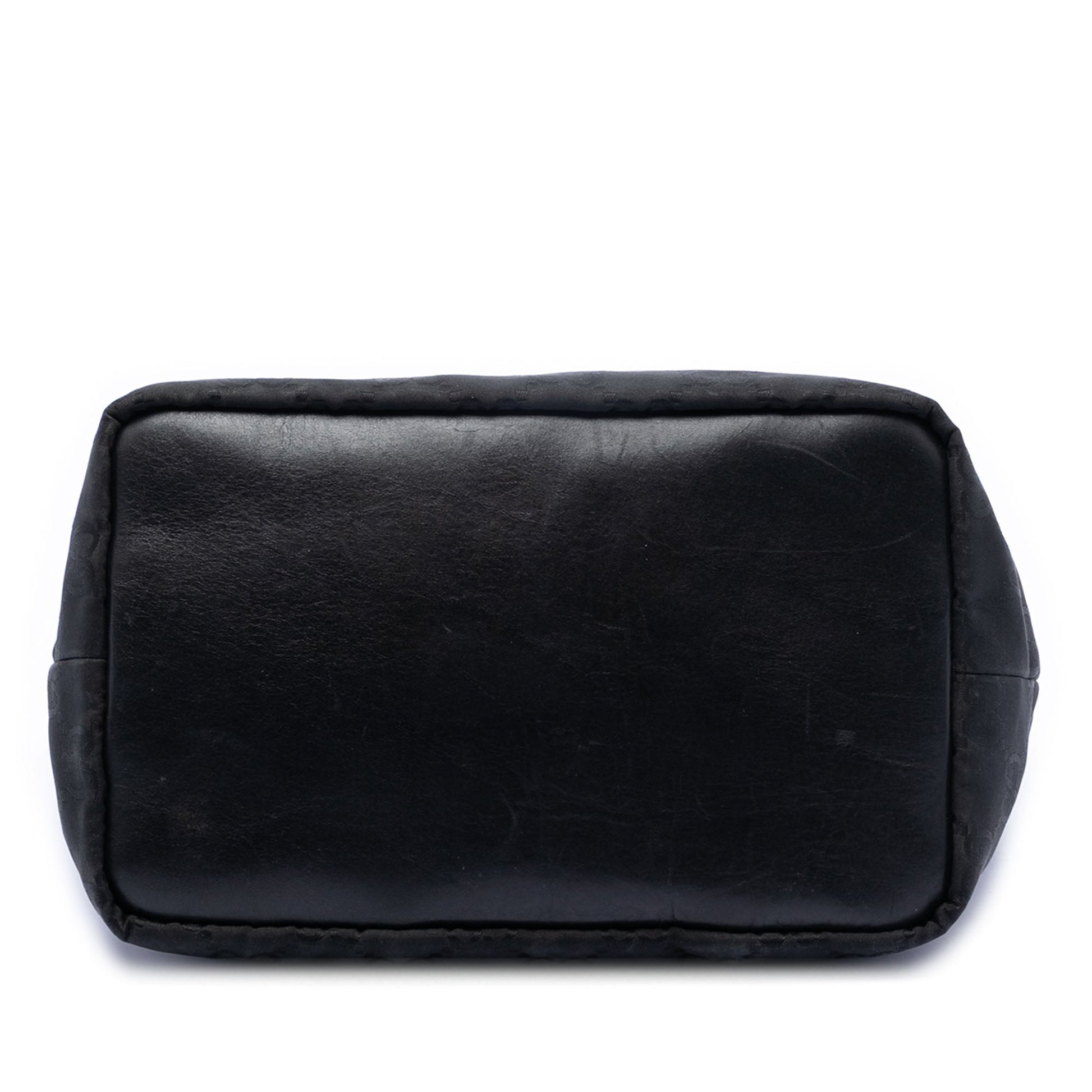 Gucci GG Nylon Bamboo Shoulder Bag