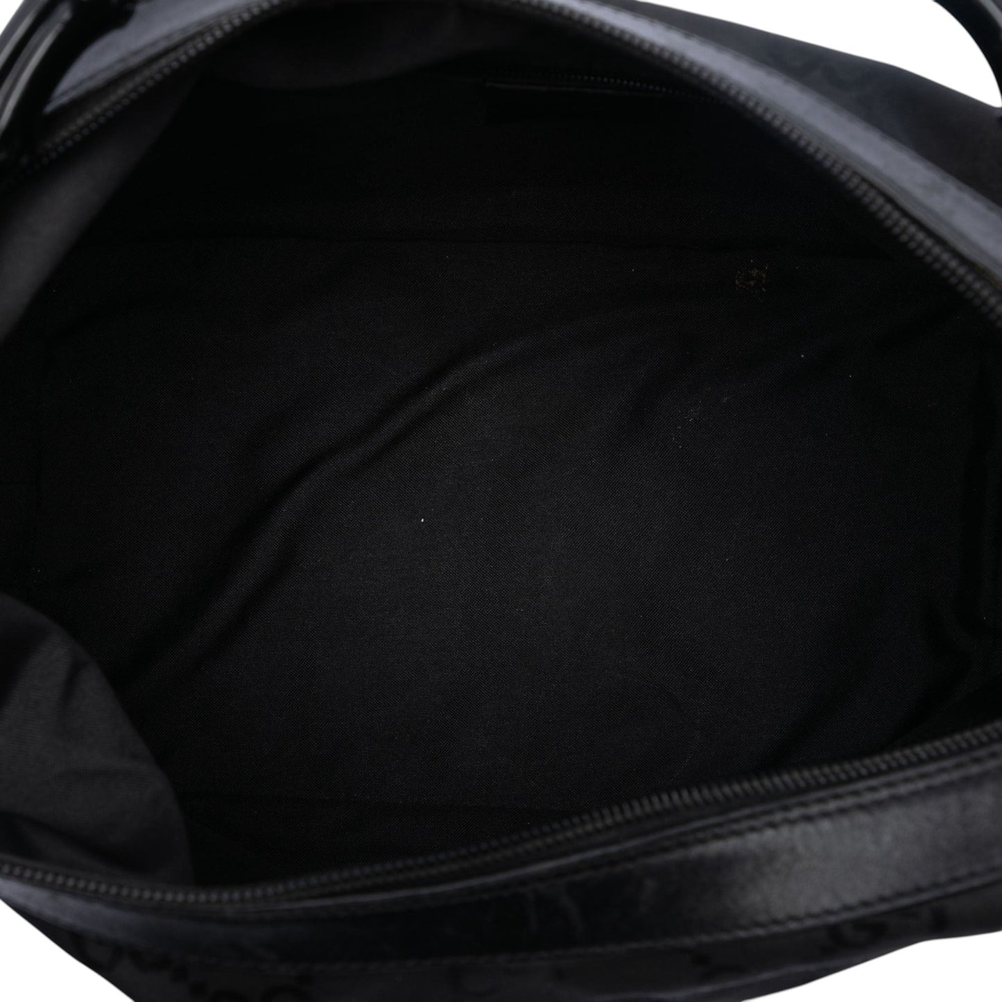 Gucci GG Nylon Bamboo Shoulder Bag